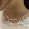SP High Quality Luxury Freshwater Rice Pearl Choker Necklace for Women