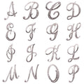 Wholesale Flashed Letter O Brooch High-grade Rhinestone Brooch Base Metal Initial Letter Fashion Brooch Pin