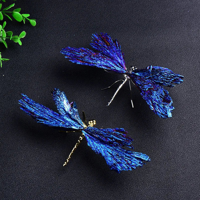 Wholesale Natural Healing Stones Aura Black Tourmaline Dragonfly