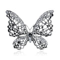 AG075 Vintage Rhinestones Butterfly Brooches Women Insect Butterfly Brooch