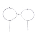 New Trendy Stainless Steel Long Suit Mixed Chain Couples Bracelet for Lover SB040