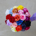 High Quality 50cm Length Single Stem Wedding Decoration Quality Artificial Velvet Roses for Valentine's Day