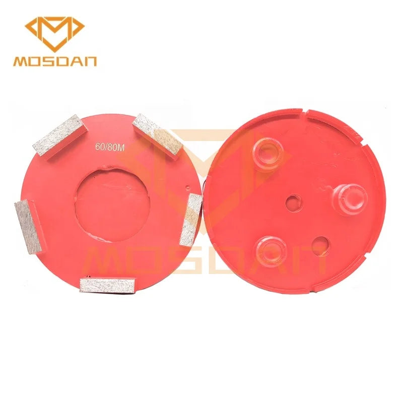 5.5 Inch 140mm Klindex MTS Grinding Plate with 5 Bars Concrete Floor Diamond Tools