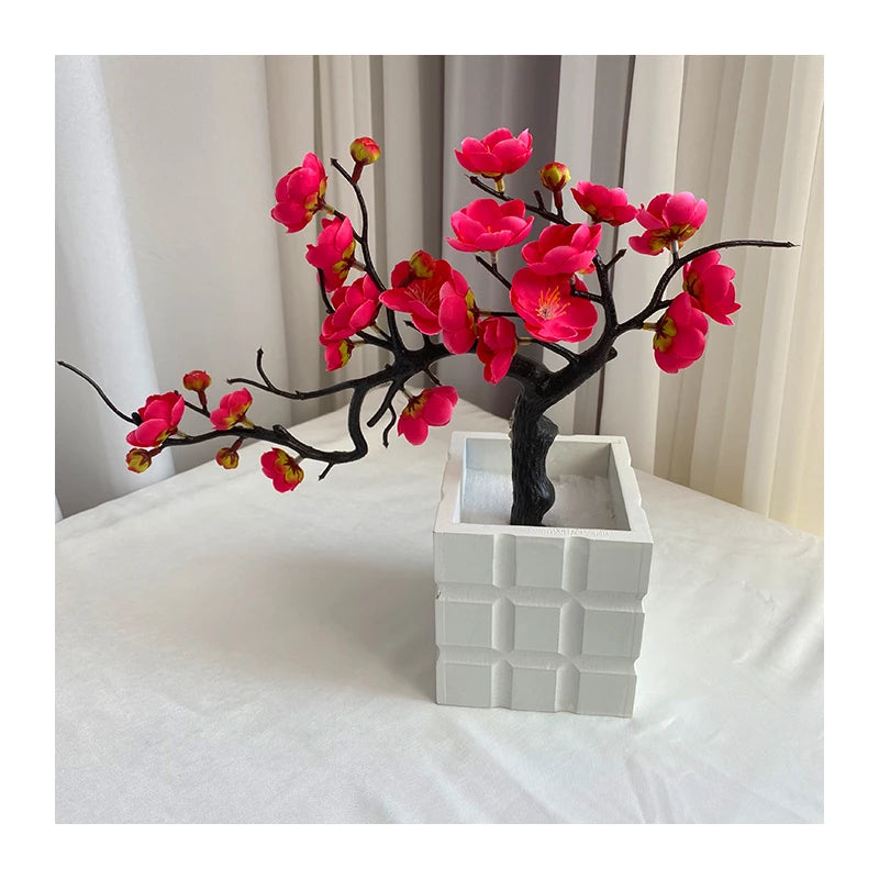 Bonsai of Wintersweet Cheap Wholesale Artificial Flowers Artificial Flowers Decorative