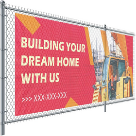 Billboard Perforated Pvc Knife Coated Banner With Customized Size and Logo Printing Pvc Flex Banner