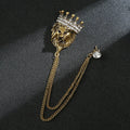 Factory Directly Wholesale Hot Sale Low Price Designer Brooches and Pins Pins Animal lion Broches Pins Brooches Men