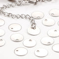 Free Samples Custom Brand Logo Labels Metal Clothing Labels for Swimwear Garment Accessories Jewelry Findings & Components