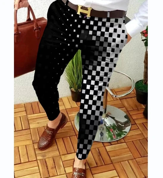 Custom Men's Straight Jogger Trousers Casual Long Sports Running Pants with Mid Waist Hot Sale