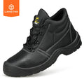 Langtan Popular European Standard  High Cut Safety Shoes Industrial Construction Work Boots with Steel Toe