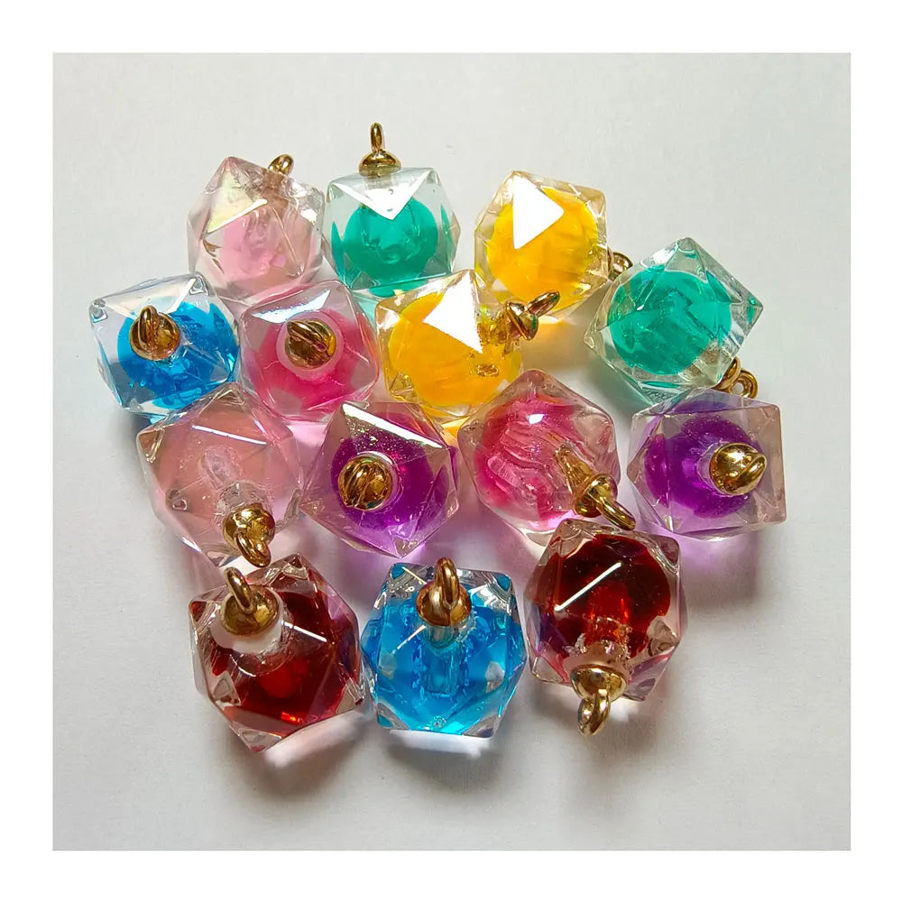 16*21mm Acrylic Bottles Frosted Beads Matte Glass Ball Pendant Charms for Necklace Earring Diy Jewelry Making Accessories