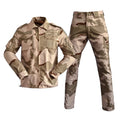 Tricolor Desert Woven Camouflage Breathable Rip-Stop Polyester/Cotton Outdoor Uniform