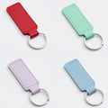 Wholesale High Quality Creative Pu Leather KeyChain Car Key Accessories Leather Keychain DIY Key Ring