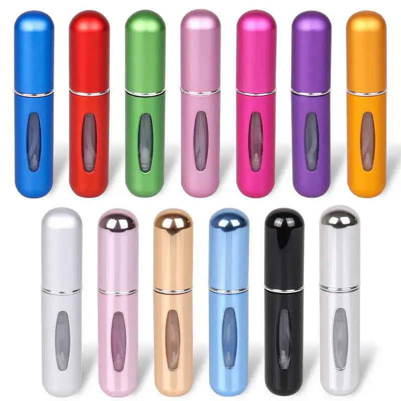 Ready Stock MUB 5ml 8ml  Mini Perfume Atomizer Travel Refillable Portable Empty Aluminum Perfume Spray Refill Bottle
