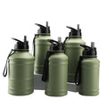 Ecofriendly Wide Mouth Gym Sports Stainless Steel Half Gallon Motivational Water Bottle 1.5L/2.2l Sleeve Giveaways Asian Zen