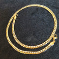 Wholesale 18K Gold Plated Stainless Steel Jewelry Snake Chain for Women Waterproof Necklace P203149