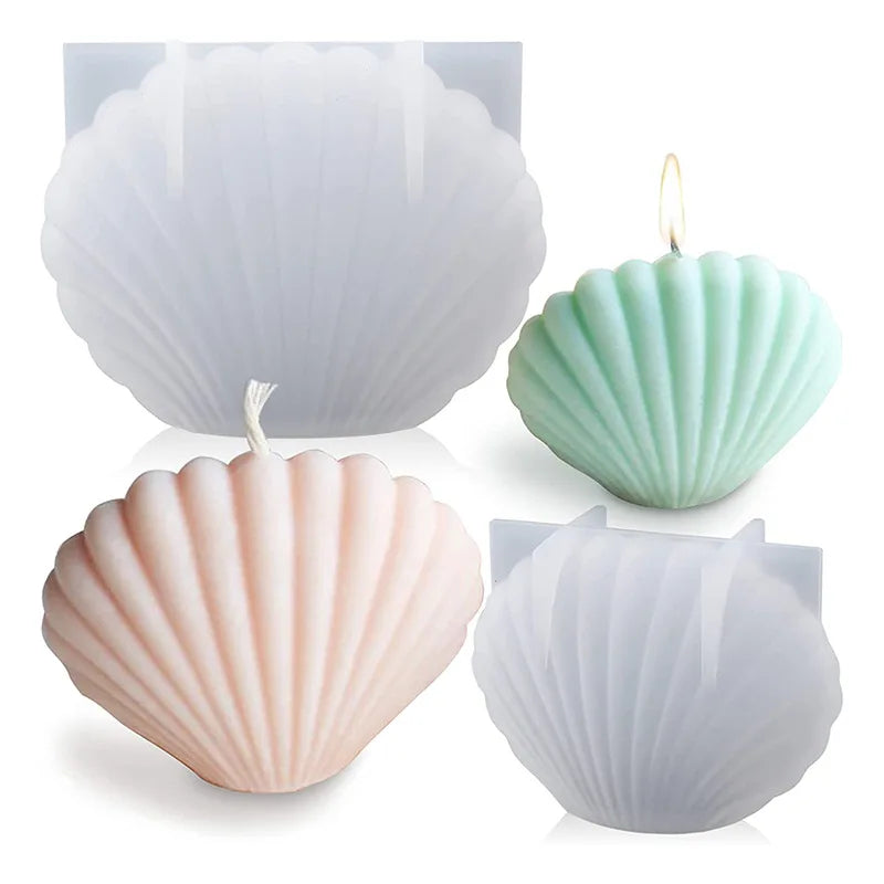 3D Candle Mold Silicone for Scented Candles Soaps Making Soap Cake Dessert Mousse Mold