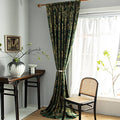 Advanced Elegant Ready Made Curtains Velvet Foiling Printed Holland Velvet Soft Curtains for the Living Room and Bedroom