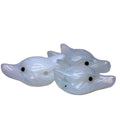 Huiying Carved 23*33mm Natural Opalite Opal Animal Craft Fox Head Gemstone Carving Pendant Crafts