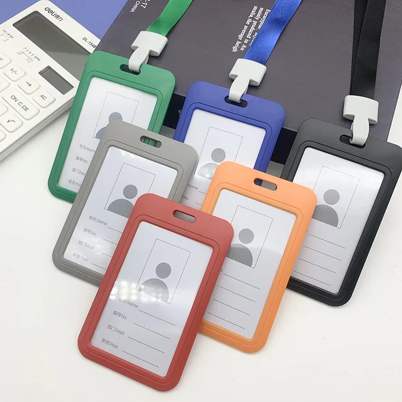 Polyester Custom Bright Color Sublimation Printing Lanyards With Neck Id Badge Card Holder