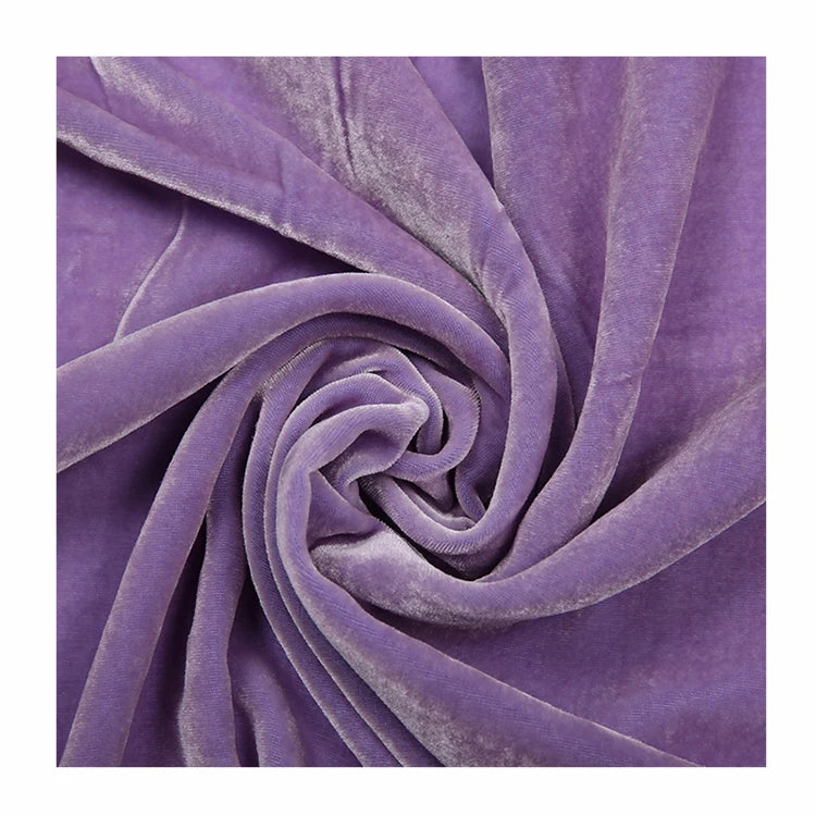 Eco Friendly Silk Velvet Fabric 12%silk 82%rayon 114cm Viscose Velvet Silk Fabrics Forgarments and Home Textiles