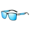 DUBERY Custom Logo Men's Sunglasses Designer Classic Frame Blue Transparent UV400 TAC Polarized Fashionable Classic Sunglasses