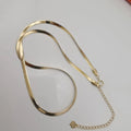 Wholesale Genuine 18k Gold Jewelry  AU750 18 Carat Gold Chain Necklace Snake Chain Necklace