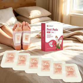 Natural Bamboo Vinegar Foot Pads 2 in 1 Green Tea Formula Improve Sleep OEM ODM Private Label Factory Direct Supply