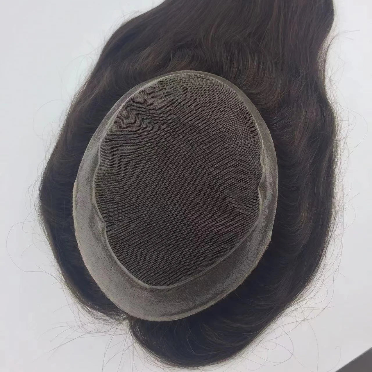 Remy Human Hair Toupee for Women Lace with PU Around  Real Virgin Brazilian Q6 Australia 7x9inch Topper Fast Shipping