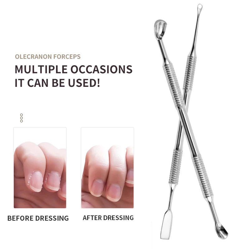Nail Supplies Manicure Pedicure Tool Customized Logo Cuticle Pusher Nail Cuticle Pusher