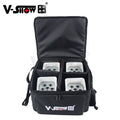 VSHOW WBRF0606 4pcs with 1pcs Travel Bag 6pcs 18w RGBWAUV 6 in 1 Led Par Light Wireless Battery & Remote Control Par Light