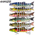 NEWMAJOR Pike Jointed Section Artificial Hard Bait 12.5cm 21.5g Swimbait Multi-Jointed Lures Sea Lake Stream Made ABS Plastic