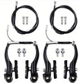 V-Brake Hybrid Brake Set for Front & Rear for Mountain Bike E-Bike MTB BMX Road Bicycles Cruisers