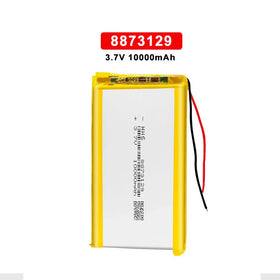 UN38.3 KC 8873129 Lithium Polymer Battery 3.7V 10000mAh 8873129 Lipo Battery for Mobile Power Bank Solar Light Battery