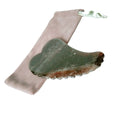 HY Gua Sha Tools Jade Stone Board Spiky Heart Face Guasha Smoky Quartz Plate for Beauty