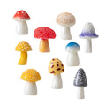 Lovely Landscape Elf Props Diy Accessories 3d Miniature Mushroom Resin Cabochons