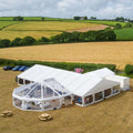 20X40M Desert Outdoor Large Outdoor Tents with Aluminum Frame and Durable PVC Cover for Festival Marquee