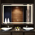 OEM ODM Large Backlit LED Bathroom Mirror Dimmable Smart Vanity Mirror Supplier