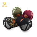 Wholesale OEM Custom 6 Panel Low Profile Leather Patch Logo Hip Hop Y2K Trucker Hat Mesh Snap Back Structured Cycling