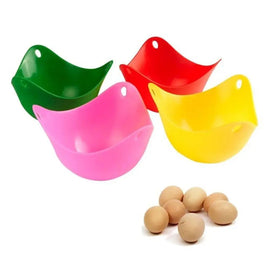 BPA Free Silicone Egg Boiler Poaching Pod Egg Poacher Cups Stander Egg Cooker