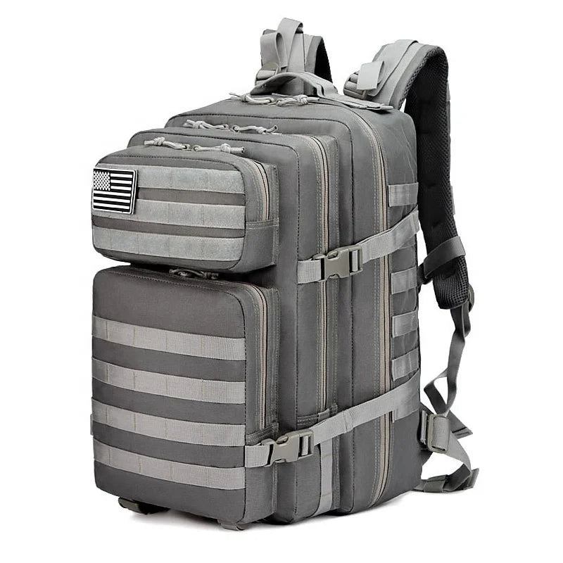 Tactical Backpack 3 Day Assault Pack Molle Bag Backpacks Black Rucksack 45L-50L Tactical Laptop Bag