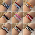 Fashion Original Design Multi-Layer Seed Bead Bracelet Set Beaded Boho Bracelet for Men and Women