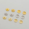 18K Gold Plated Brass Beads Curved Striped Spacer Beads Eye Shape Spacer Bead for Jewelry Making