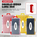 Double-Sided Fishing Accessories Storage Box with Removable Dividers Multifunctional Lure Box Fishing Portable Fishing Gear