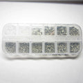 SDPSI Lot of 1000pcs Stainless Steel 304 Nuts Screws Glasses Watch Bolt Screw Remover