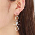 Barbed Metal Alloy Earrings Hip-Hop Gothic Punk Thorns Drop Earring Jewelry Ear Stud for Women