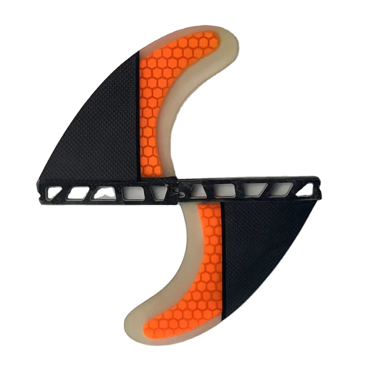 Eco Friendly Light Weight Carbon Honeycomb Fiberglass Surfing Fins Single Tab Surfboard Fins