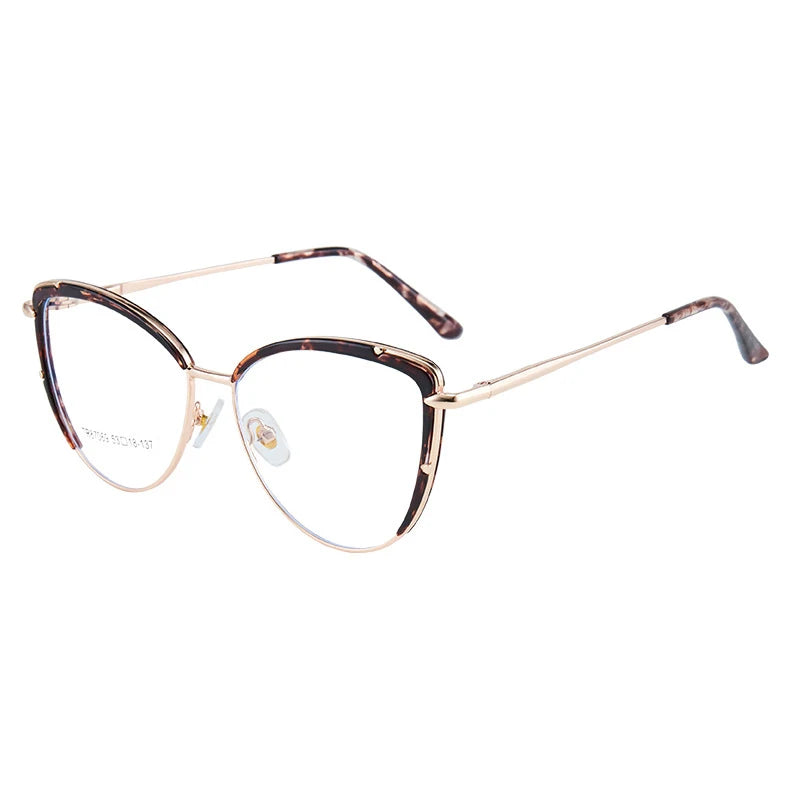 Factory Wholesale Trendy Optical Glasses Frame for Women TR90 Anti Blue Light Eyeglasses Frame Prescription Eyeglasses