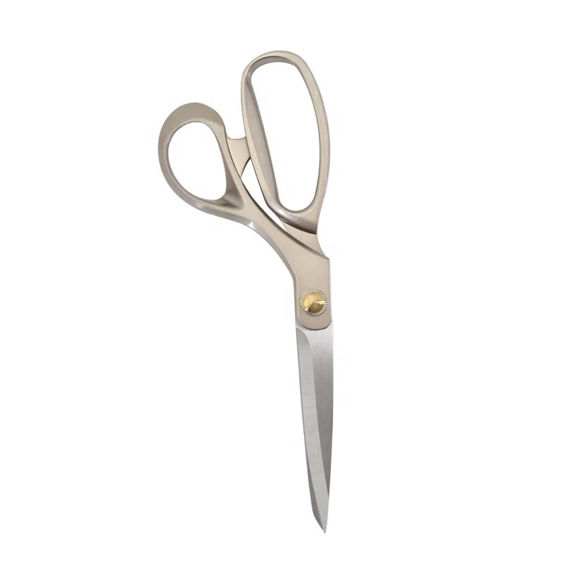Wholesale 8-1/2 Inch Professional Stainless Steel Right Hand Tailor Scissors Smooth Edge DIY Alloy Handle Home Sewing Fabric