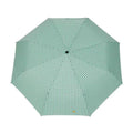 Custom Printing Grid Umbrella Market Fashion Rain Wooden Handle Umbrella Wholesale