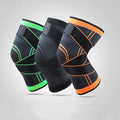 Hot Selling 3D Knitted Elastic Nylon Compression Knee Brace for Sports